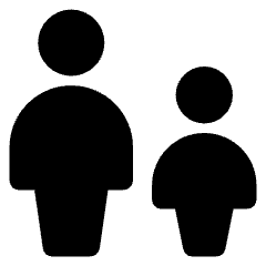 Adult Supervision Icon from Core Solid Set