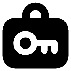 Baggage Lockers Icon from Core Solid Set