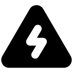 Dangerous Zone Sign Icon from Core Solid Set