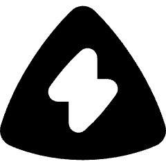 Dangerous Zone Sign Icon from Flex Solid Set