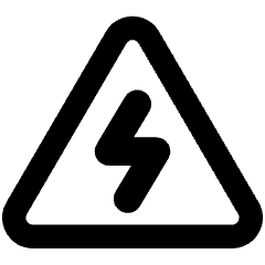 Dangerous Zone Sign Icon from Core Remix Set