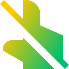 Do Not Touch Icon from Sharp Gradient Set
