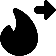 Fire Exit Icon from Core Solid Set