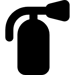 Fire Extinguisher Sign Icon from Core Solid Set