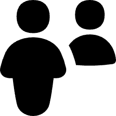 Information Desk Customer Icon from Flex Solid Set