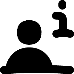 Information Desk Icon from Flex Solid Set