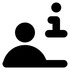 Information Desk Icon from Core Solid Set