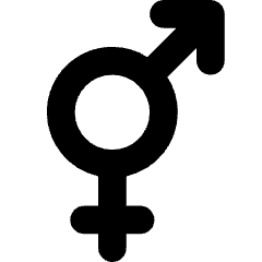 Intersex Symbol Icon from Core Solid Set