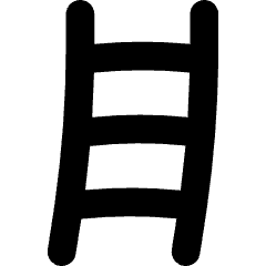 Ladder Icon from Flex Solid Set