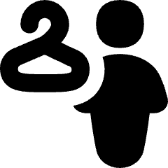 Locker Room Man Icon from Flex Solid Set