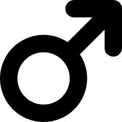 Man Symbol Icon from Core Solid Set