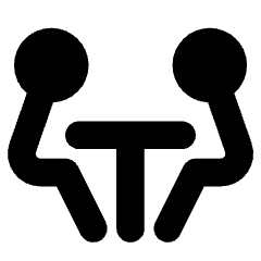 Meeting Room Icon from Core Solid Set