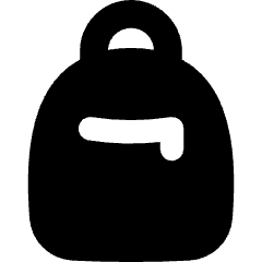 Personal Bag Icon from Flex Solid Set