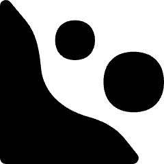 Rock Slide Icon from Flex Solid Set