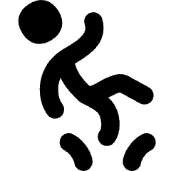 Slippery Sign Icon from Flex Solid Set