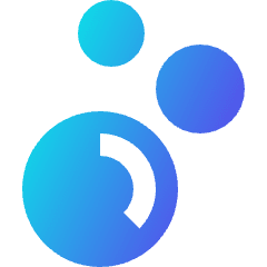 Soap Bubbles Icon from Sharp Gradient Set