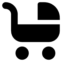Stroller Icon from Core Solid Set