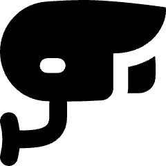 Surveillance Camera Icon from Flex Solid Set