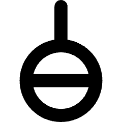 Symbol Gender Agender Icon from Core Solid Set