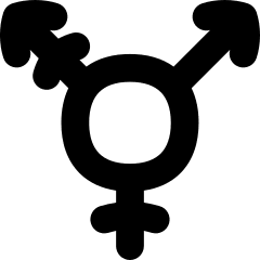 Transgender Symbol Icon from Flex Solid Set