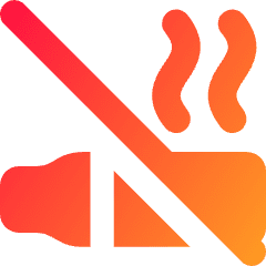 Vape Free Icon from Core Gradient Set