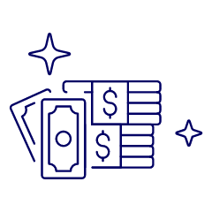 Bank Notes Illustration from UX Line Set