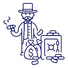 Banker Safe 1 Illustration from UX Line Set