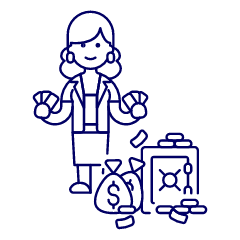 Banker Safe 2 Illustration from UX Line Set