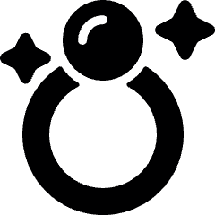 Diamond Ring Icon from Ultimate Bold Set