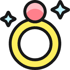 Diamond Ring Icon from Ultimate Colors Set