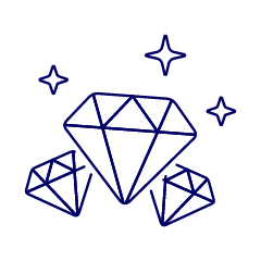 Gems Illustration from UX Line Set
