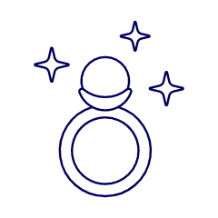 Gold Ring Illustration from UX Line Set