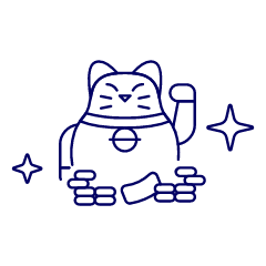 Lucky Cat Illustration from UX Line Set