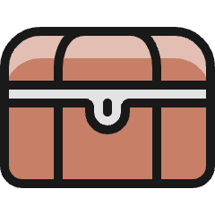 Treasure Chest Icon from Ultimate Colors Set