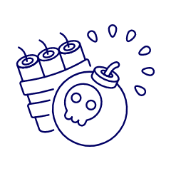 Bomb 2 Illustration from UX Line Set