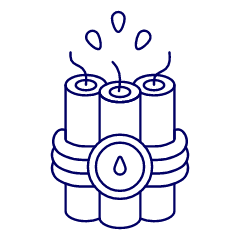 Dynamite Bomb Illustration from UX Line Set