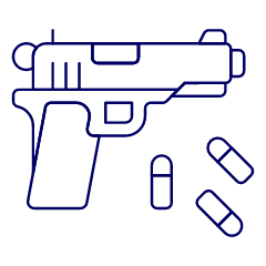 Handgun Illustration from UX Line Set
