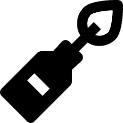 Weapon Fire Bottle Icon from Nova Solid Set