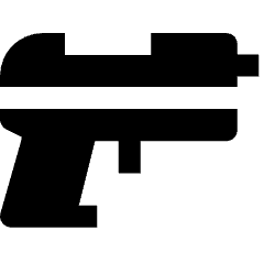 Weapon Handgun Icon from Nova Solid Set