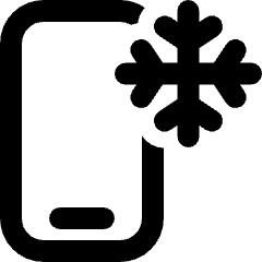 Weather App Snow Icon from Ultimate Bold Set