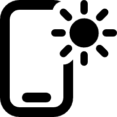 Weather App Sunny Icon from Ultimate Bold Set