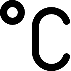 Celsius Icon from Micro Line Set