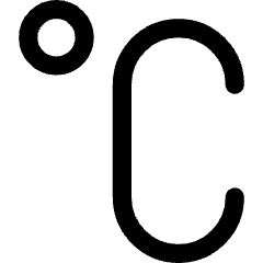 Celsius Icon from Core Line Set