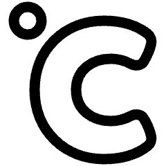 Celsius Icon from Plump Line Set