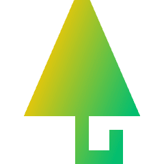 Closed Umbrella Icon from Sharp Gradient Set