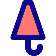 Closed Umbrella Icon from Core Pop Set