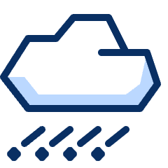 Cloud Hail Icon from Cyber Duotone Set