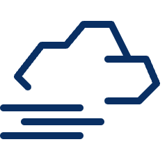 Cloud Wind 1 Icon from Cyber Line Set