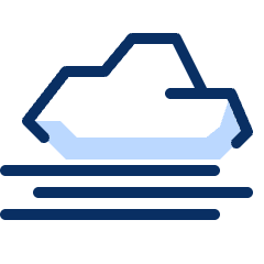Cloud Wind 2 Icon from Cyber Duotone Set