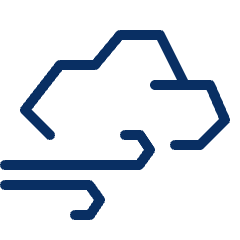 Cloud Wind 3 Icon from Cyber Line Set